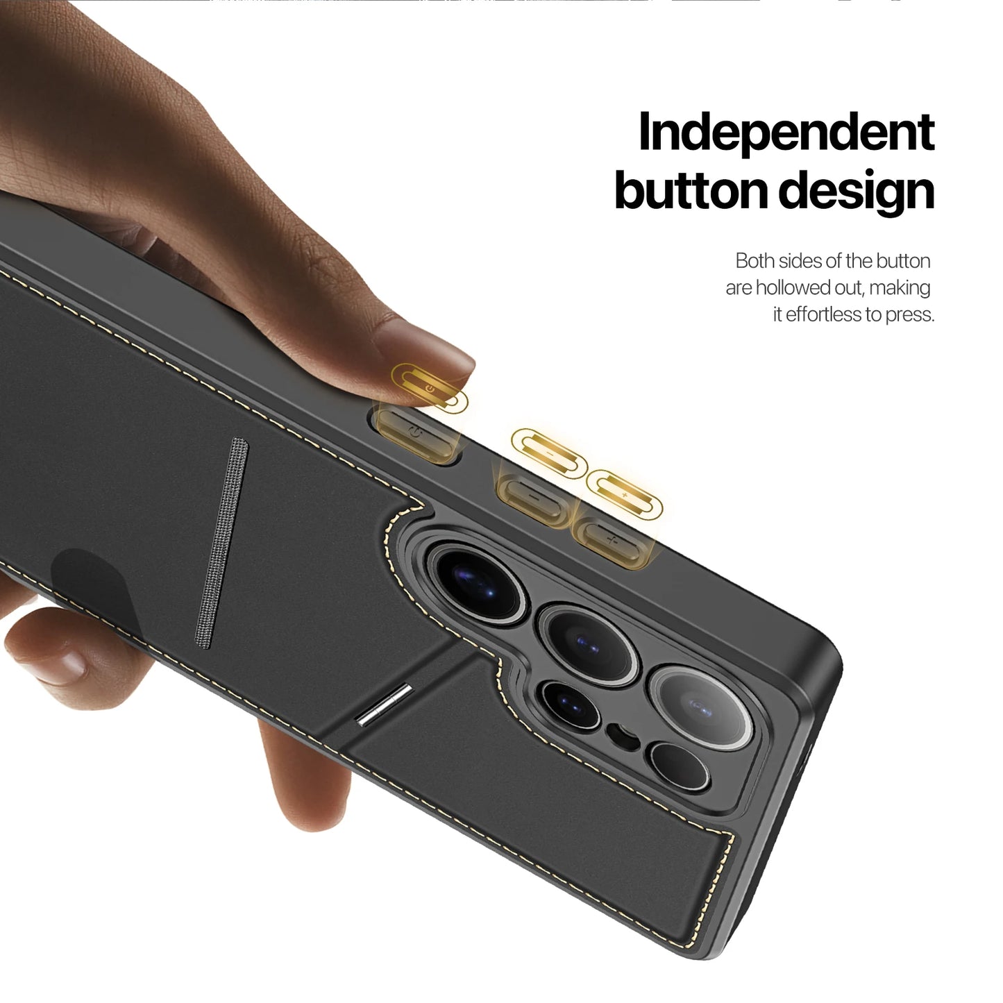 DUX DUCIS Magnetic Case For Samsung Galaxy S25 Ultra, Samsung S25 Plus, Samsung S25, Case Phone Stand Wallet 3in1