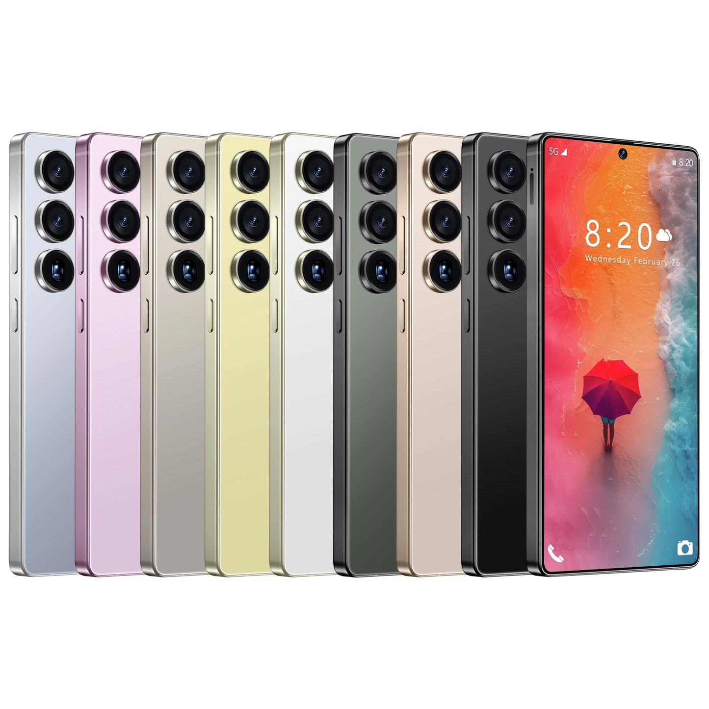 High Configuration 2025 New S25 Ultra Mobile Phones 6.9 Inch 16+512GB 4G 5G Dual Sim BigScreen Android 15 Smartphones Cellphones