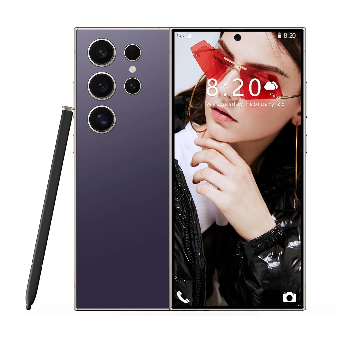 High Configuration 2025 New S25 Ultra Mobile Phones 6.9 Inch 16+512GB 4G 5G Dual Sim BigScreen Android 15 Smartphones Cellphones