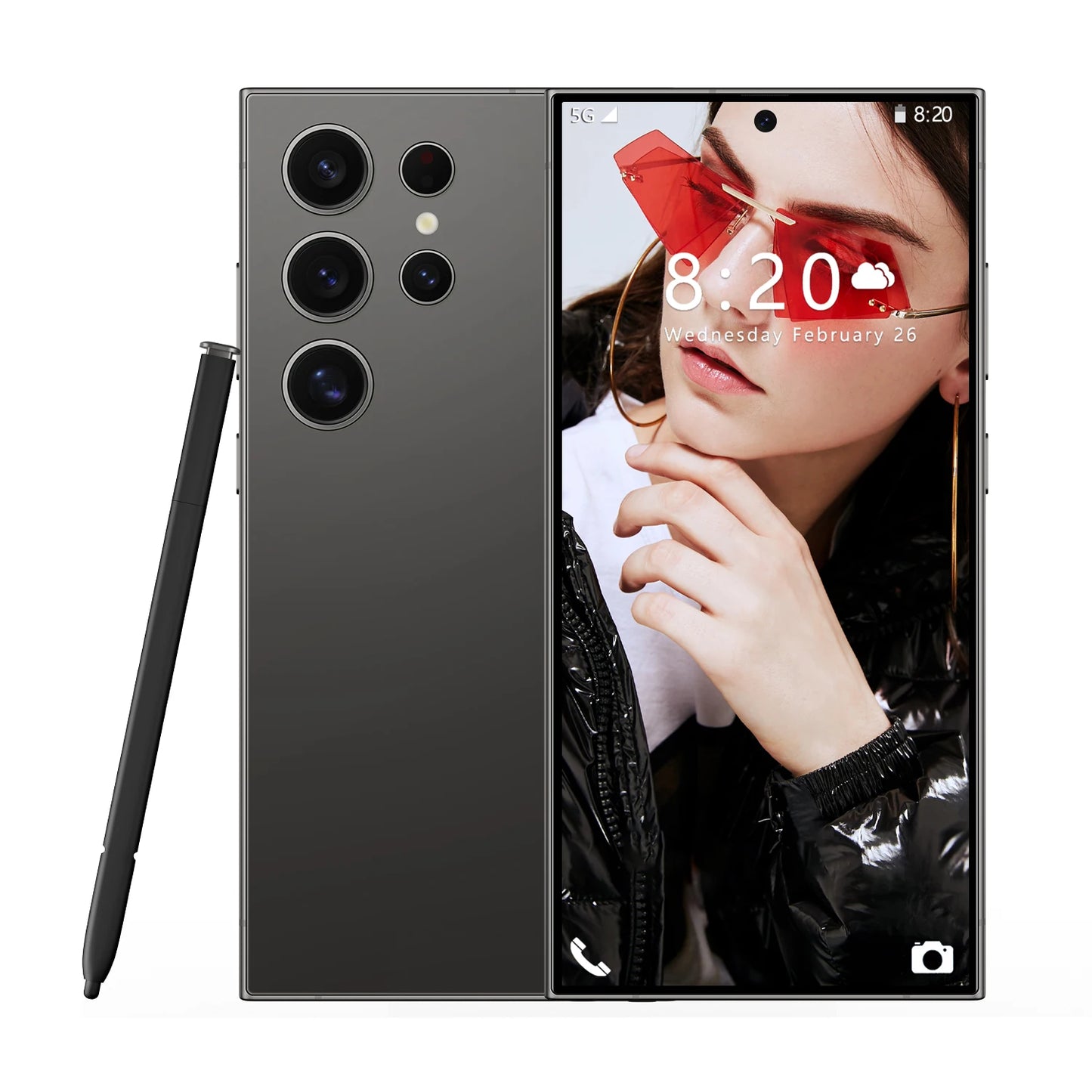 High Configuration 2025 New S25 Ultra Mobile Phones 6.9 Inch 16+512GB 4G 5G Dual Sim BigScreen Android 15 Smartphones Cellphones