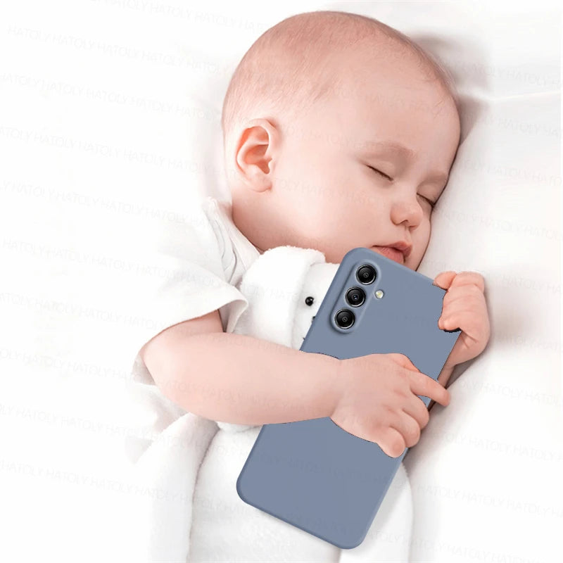 For Samsung Galaxy A16 Case Cover Samsung Galaxy A16 A15 A55 A35 A25 Funda Coque Soft Original Liquid Silicone Case Samsung A16